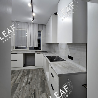 Кухонный гарнитур угловой (вид 4) Кухонный гарнитур угловой (фото, вид 4)